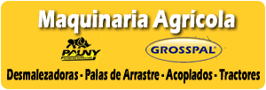 Maquinaria Agrícola Nueva - Tractores - Palas de Arrastre - Acoplados - y más... - Pauny - Grosspal